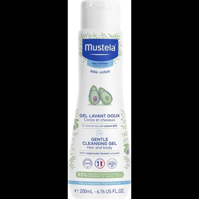 Mustela Gel Lavant Doux au Perséose d'Avocat Bio (200 ml)