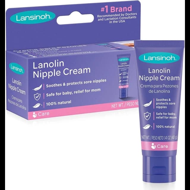 Lansinoh Crème à la Lanoline HPA - Soin des Mamelons (40 ml)