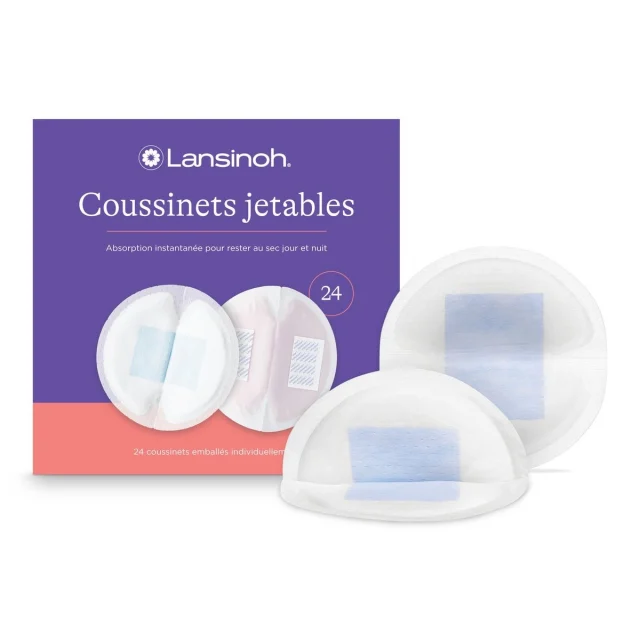 Lansinoh Coussinets d’Allaitement Jetables (24 unités)