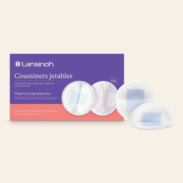 Lansinoh Coussinets d’Allaitement Jetables (100 unités)