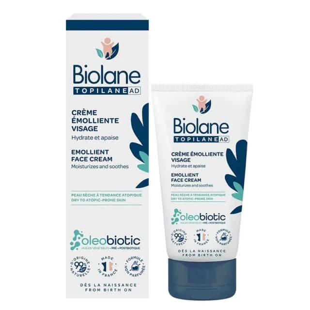 Biolane Topilane AD Crème Visage Émolliente (50 ml)